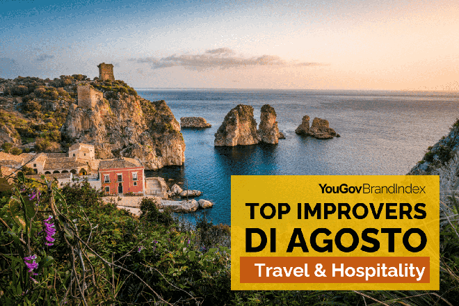 I Top Improvers di Agosto del settore Travel & Hospitality